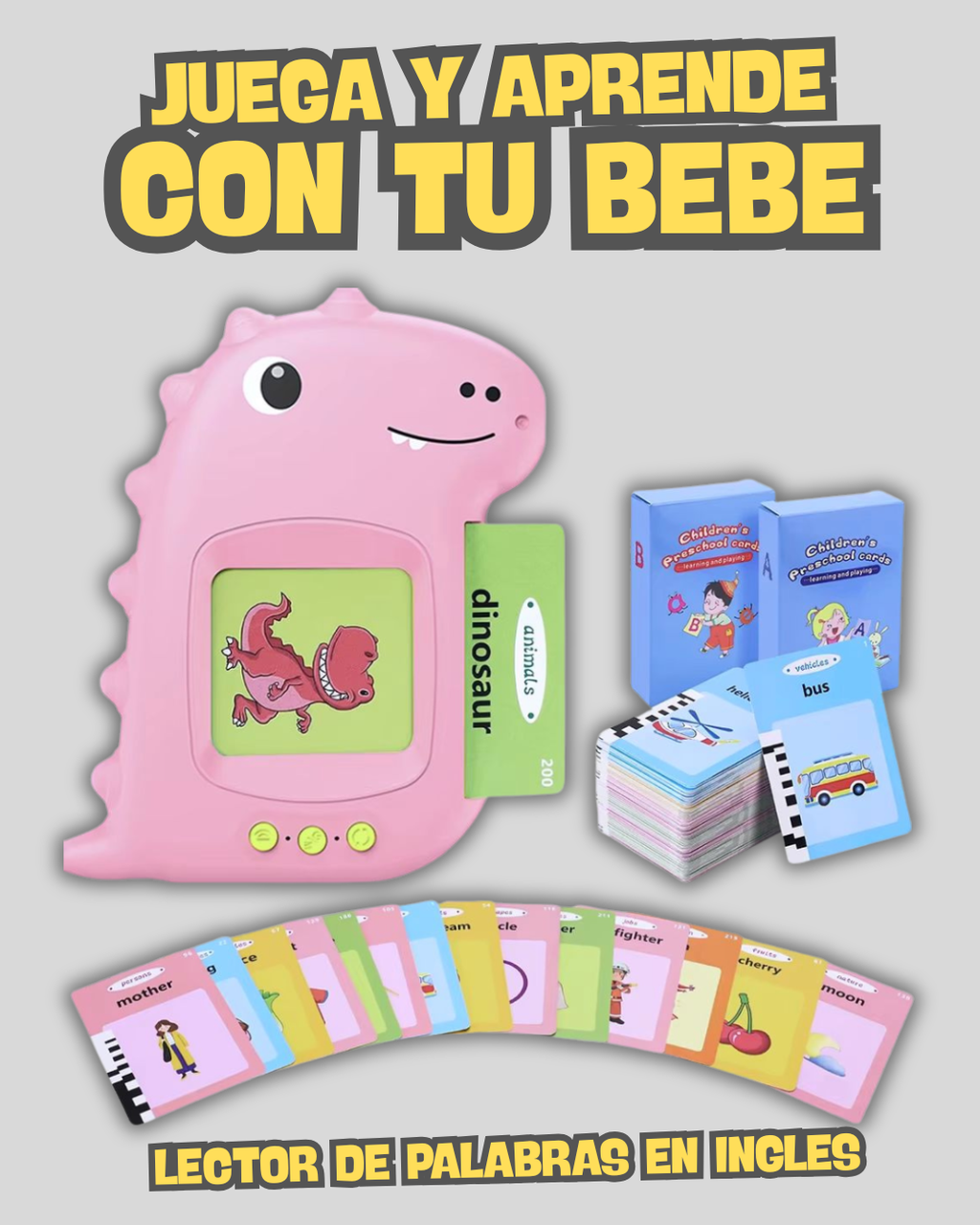 ✨Lector Interactivo Para Aprender Inglés🦖
