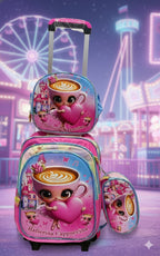 Morral de Ruedas Trio en Relieve