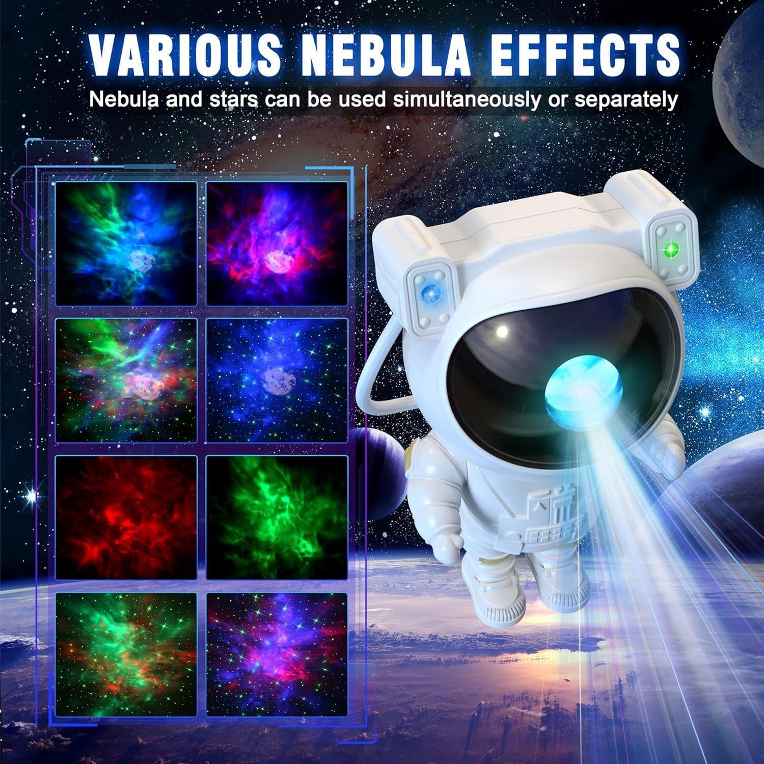 Proyector de Galaxias Parlante Bluetooth