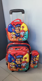 Morral de Ruedas Trio en Relieve