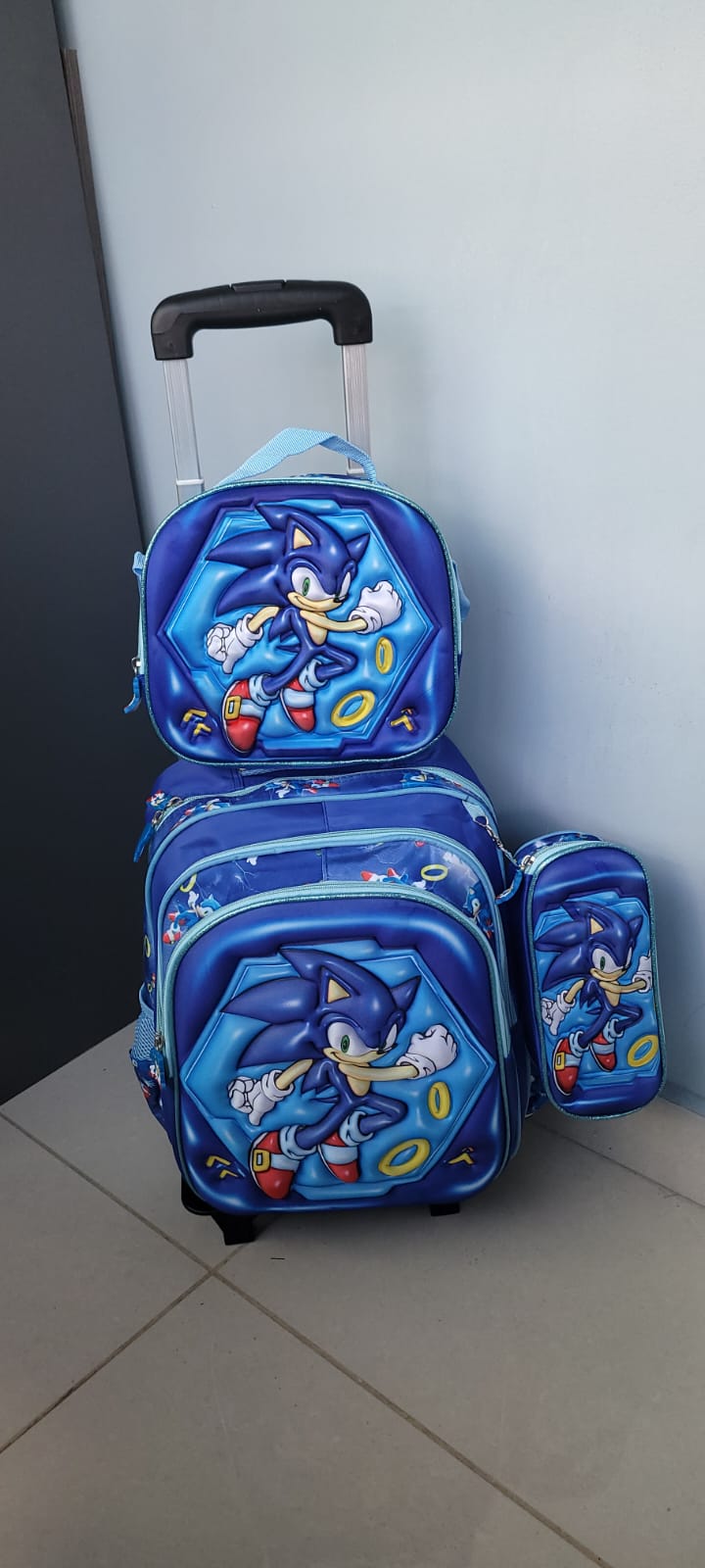 Morral de Ruedas Trio en Relieve