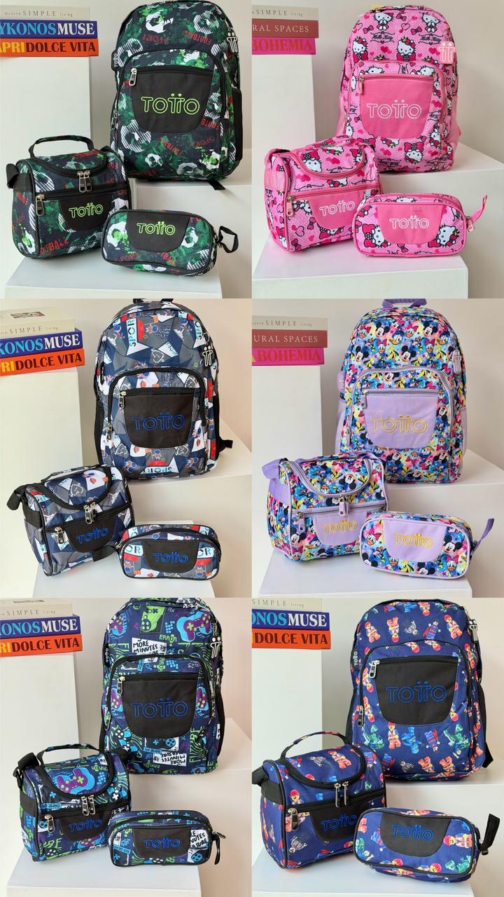 TRÍO  ESCOLAR 1.1 PERSONAJES