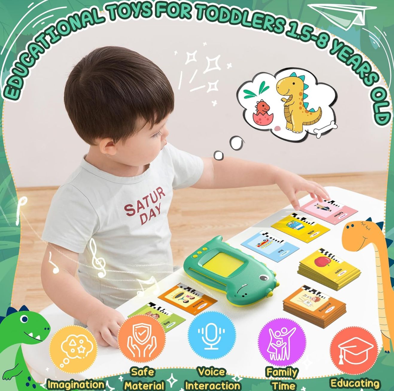 ✨Lector Interactivo Para Aprender Inglés🦖