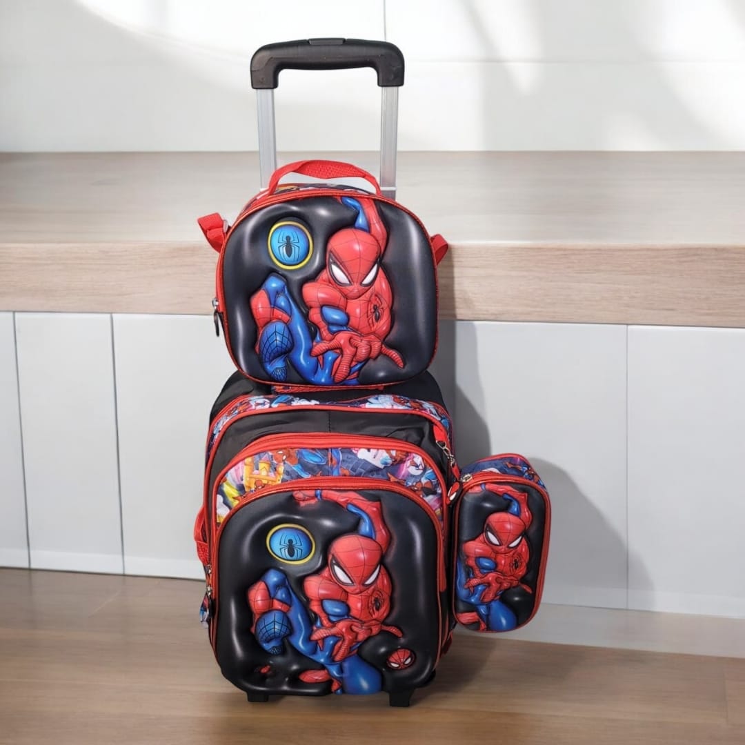 Morral de Ruedas Trio en Relieve